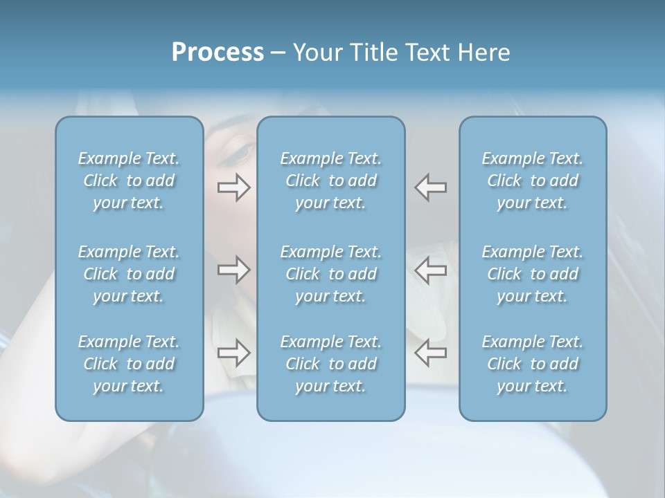 Lady Cheerful Successful PowerPoint Template
