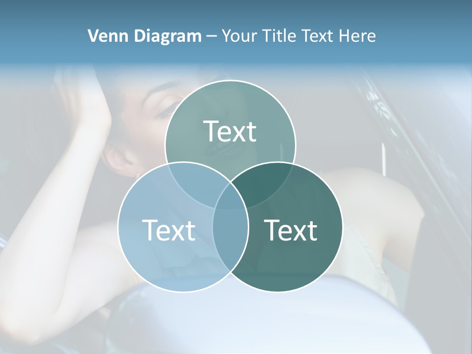 Lady Cheerful Successful PowerPoint Template