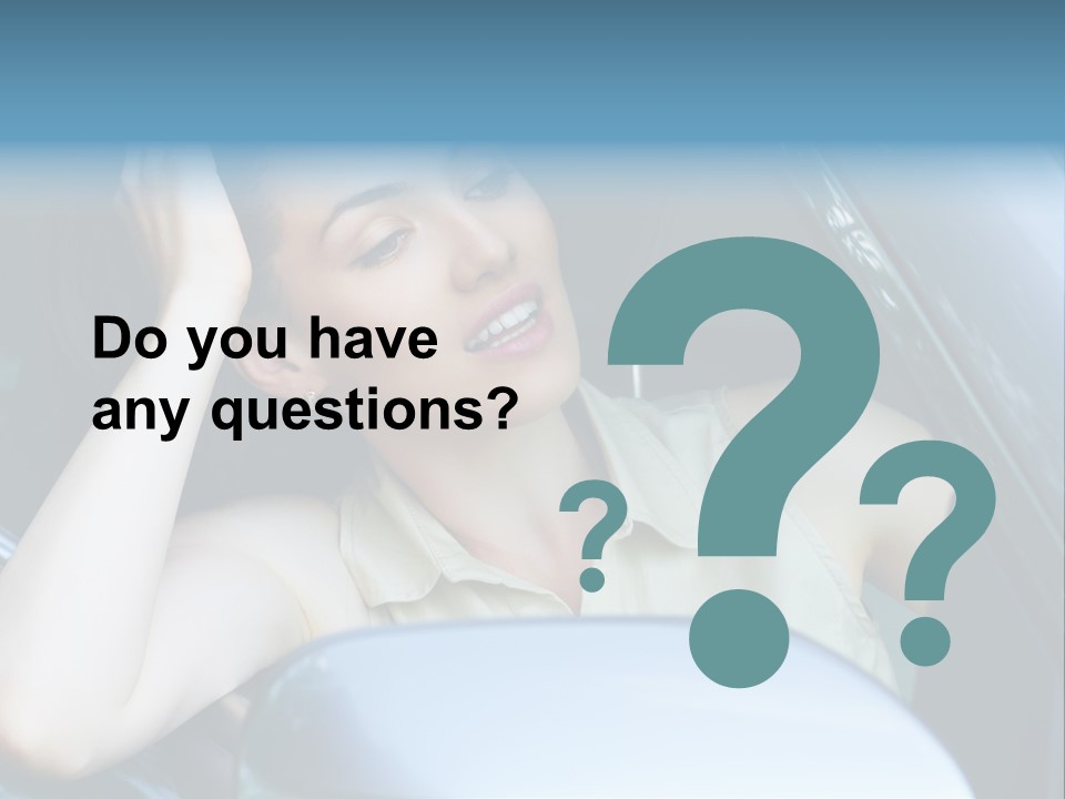 Lady Cheerful Successful PowerPoint Template