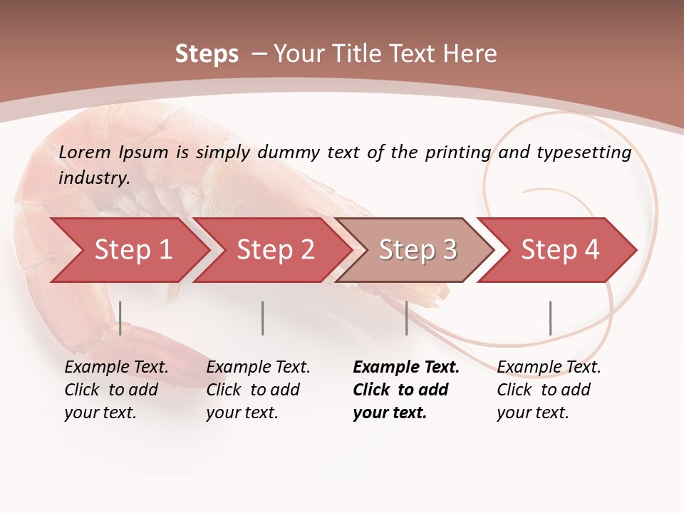 Shrimp Prawn Shellfish PowerPoint Template