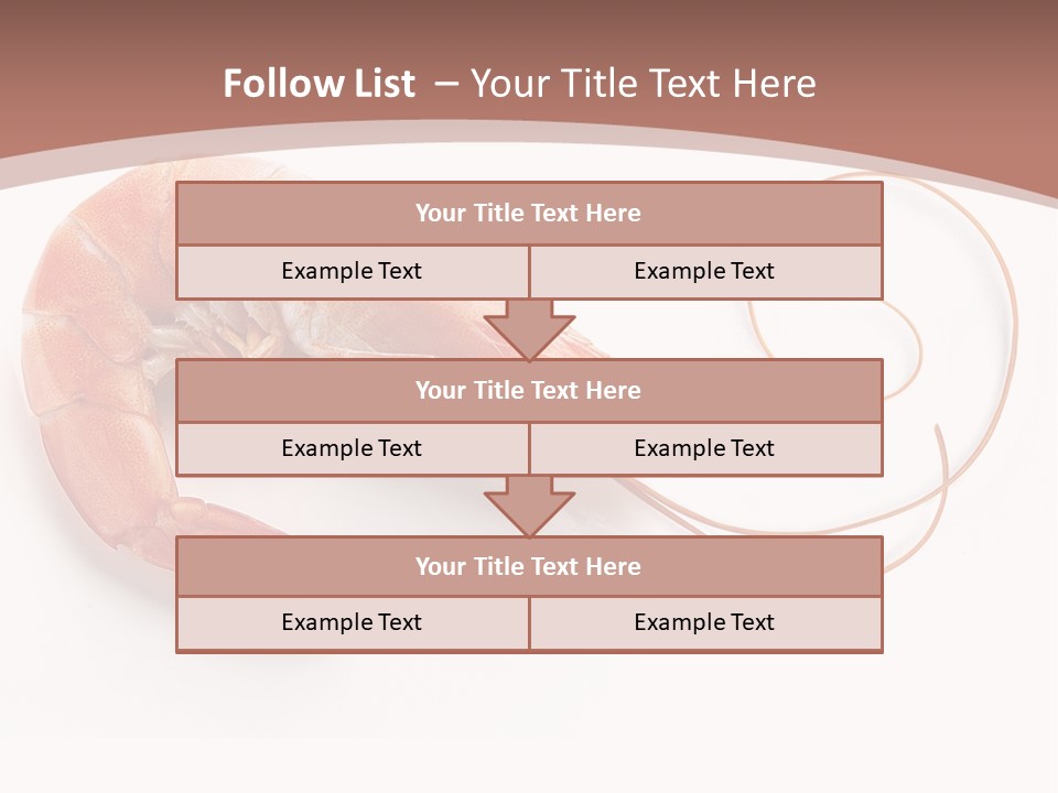 Shrimp Prawn Shellfish PowerPoint Template