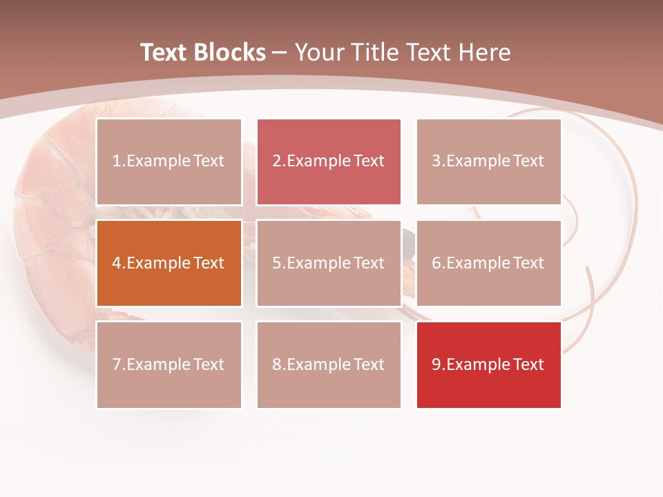 Shrimp Prawn Shellfish PowerPoint Template