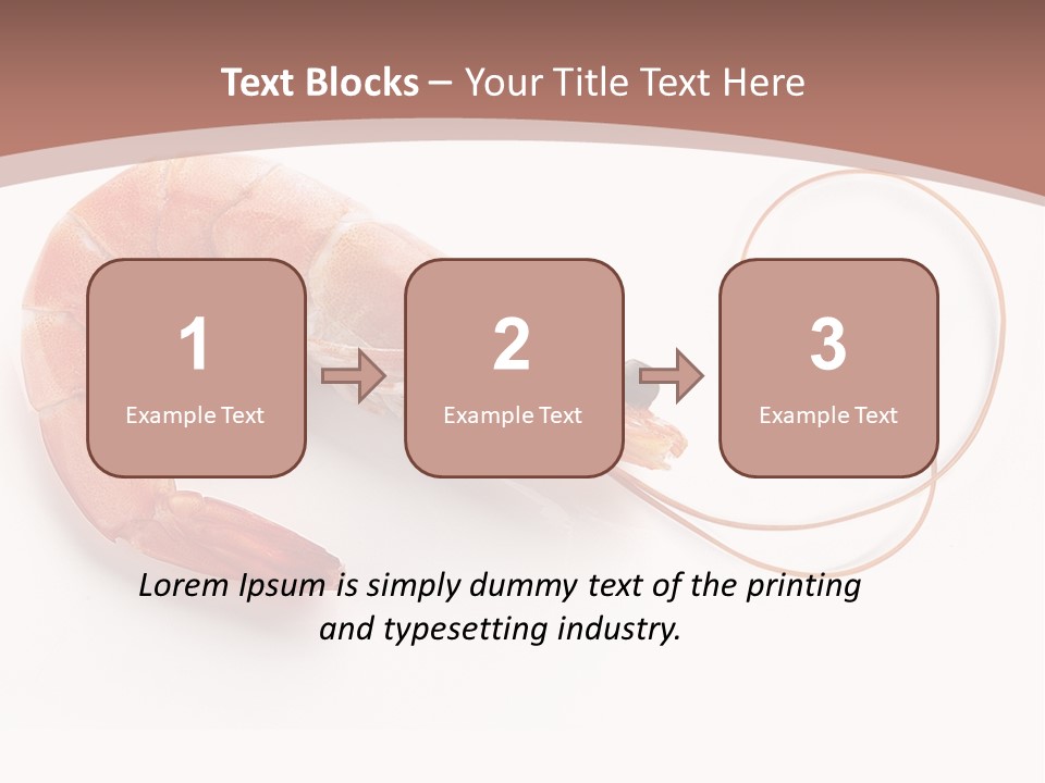 Shrimp Prawn Shellfish PowerPoint Template