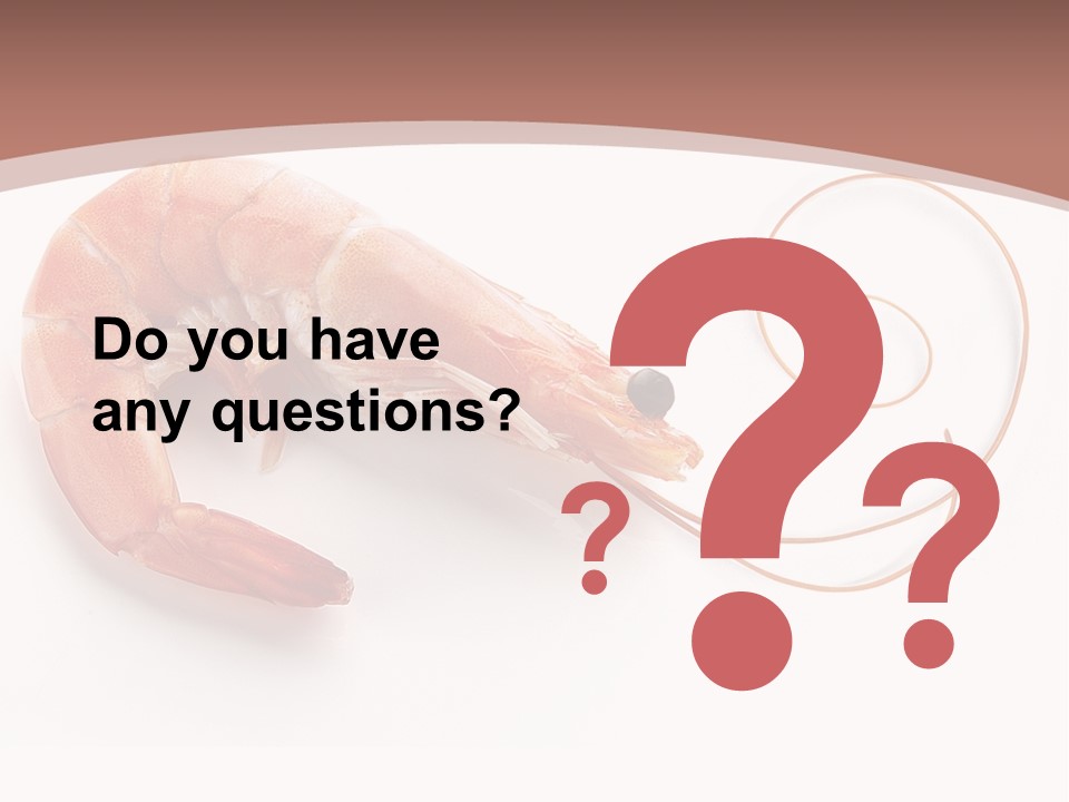 Shrimp Prawn Shellfish PowerPoint Template