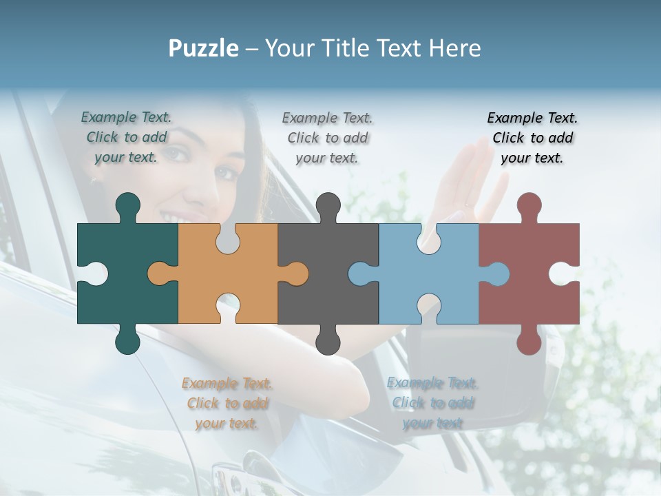 Outdoors Vehicle Transportation PowerPoint Template