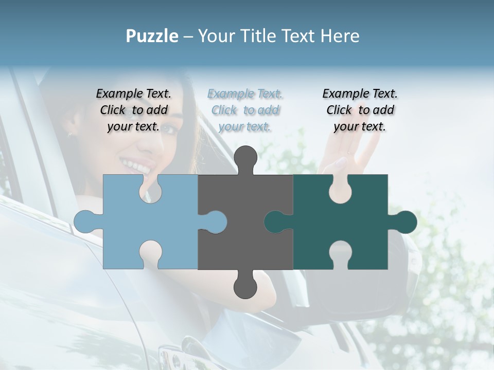 Outdoors Vehicle Transportation PowerPoint Template