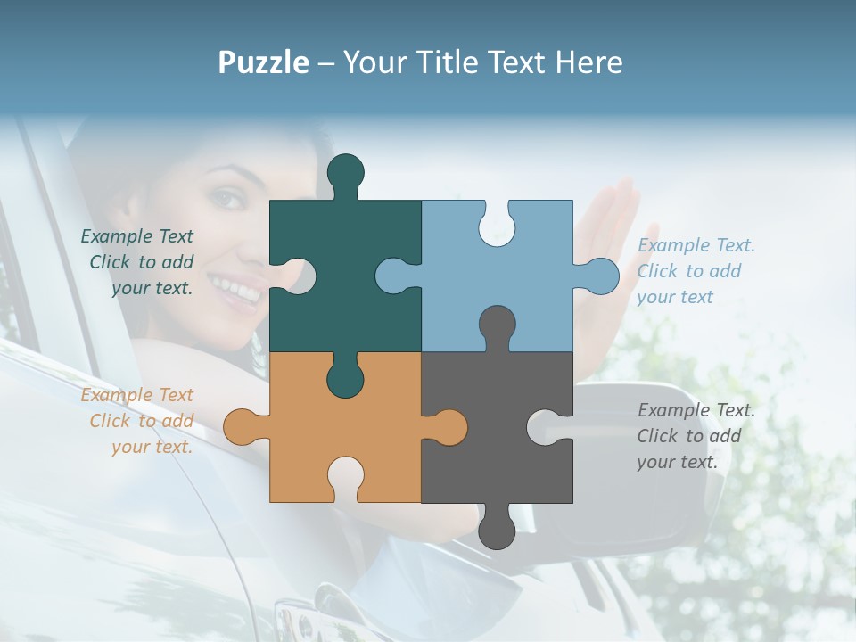 Outdoors Vehicle Transportation PowerPoint Template