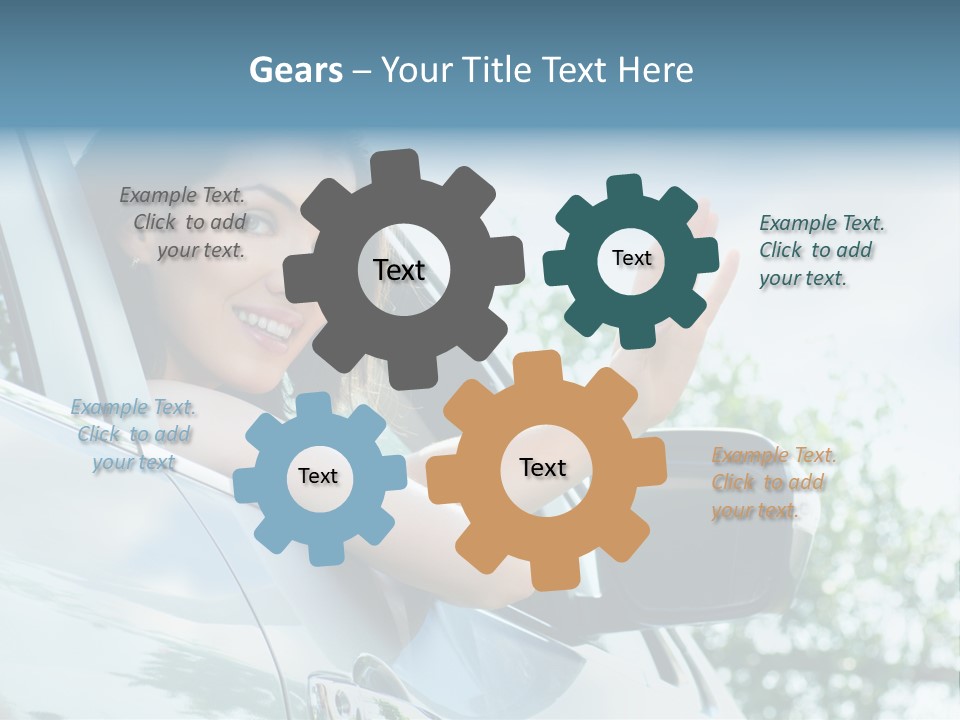 Outdoors Vehicle Transportation PowerPoint Template