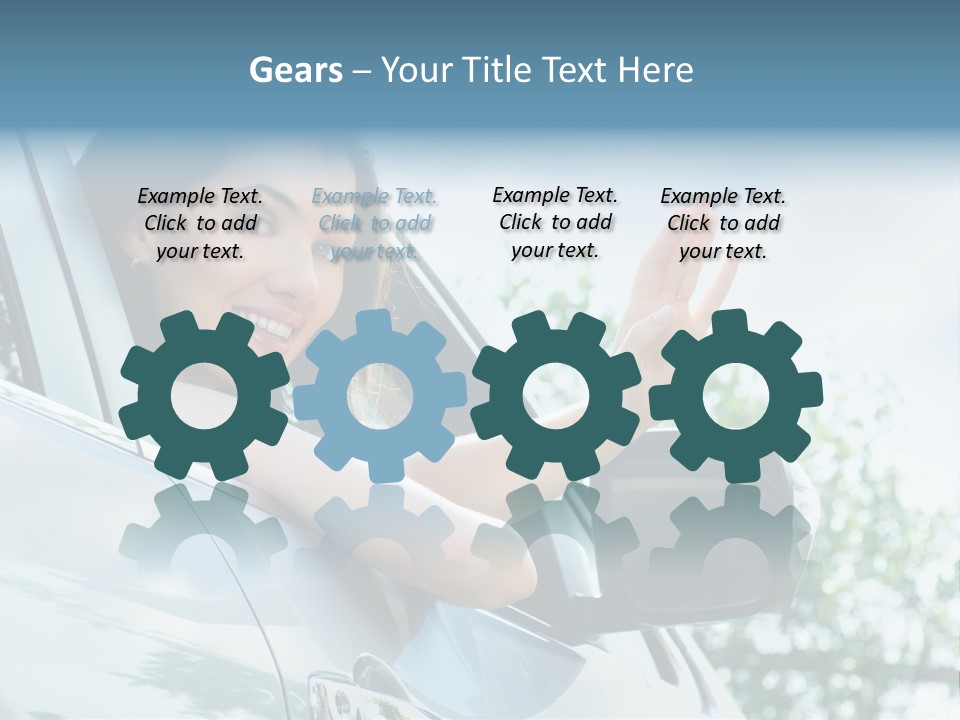 Outdoors Vehicle Transportation PowerPoint Template