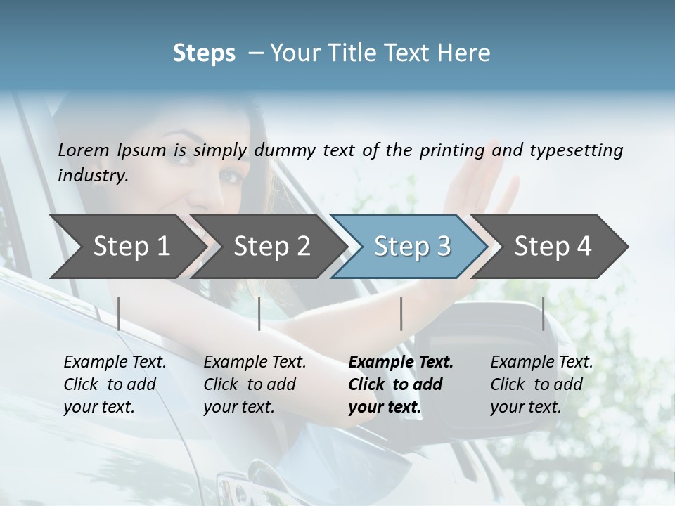 Outdoors Vehicle Transportation PowerPoint Template