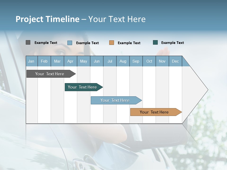 Outdoors Vehicle Transportation PowerPoint Template