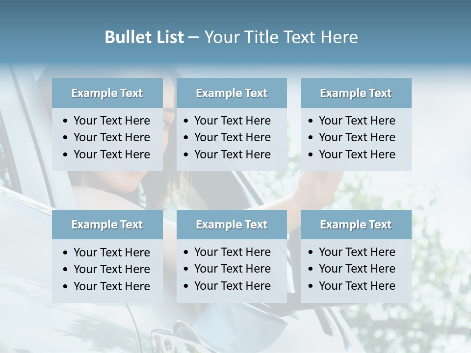 Outdoors Vehicle Transportation PowerPoint Template