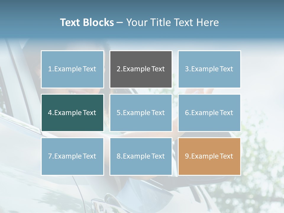 Outdoors Vehicle Transportation PowerPoint Template