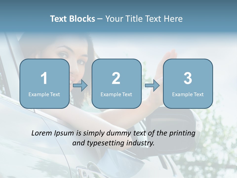 Outdoors Vehicle Transportation PowerPoint Template