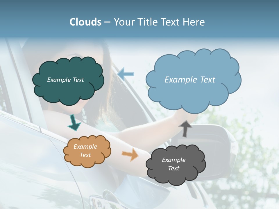 Outdoors Vehicle Transportation PowerPoint Template