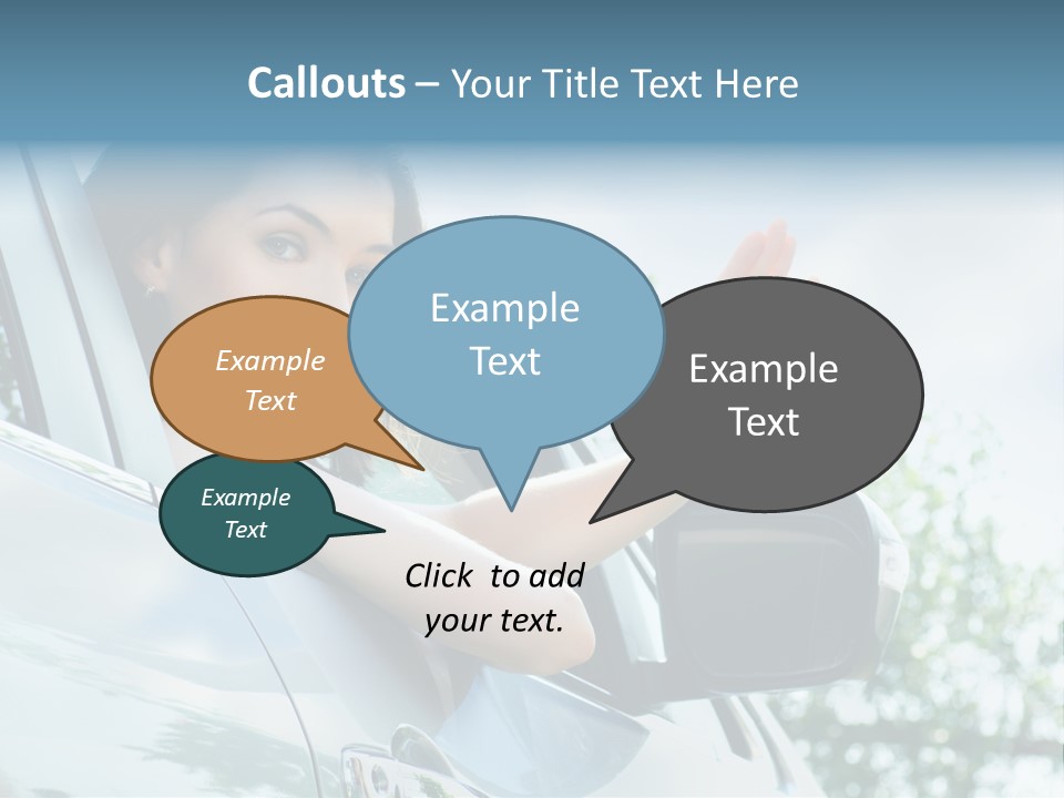 Outdoors Vehicle Transportation PowerPoint Template