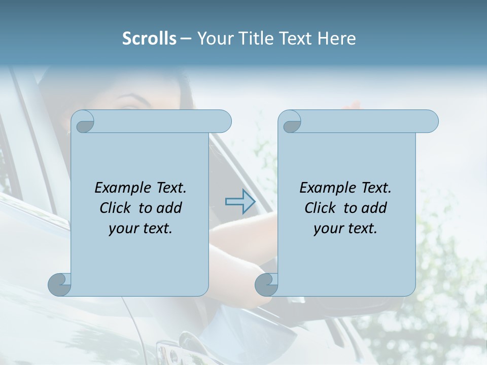 Outdoors Vehicle Transportation PowerPoint Template