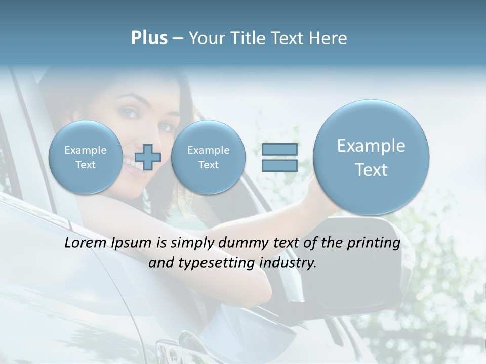 Outdoors Vehicle Transportation PowerPoint Template