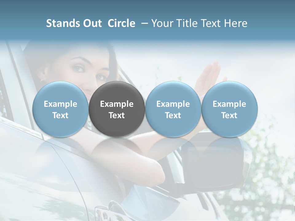 Outdoors Vehicle Transportation PowerPoint Template