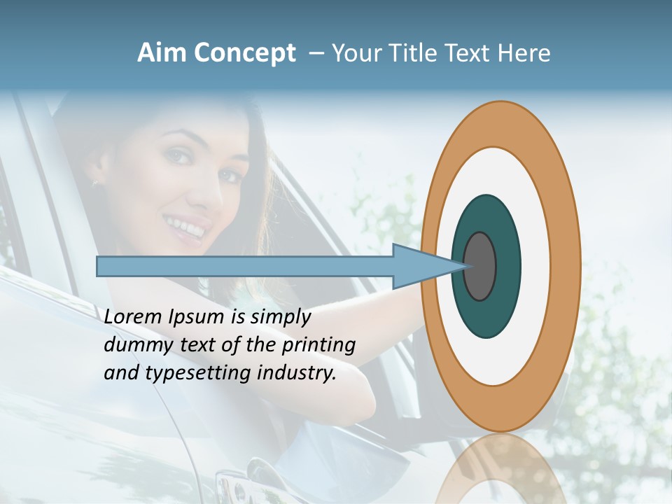 Outdoors Vehicle Transportation PowerPoint Template