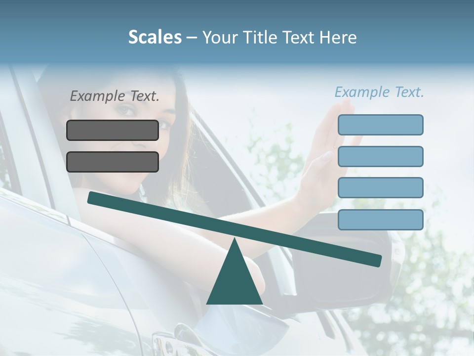 Outdoors Vehicle Transportation PowerPoint Template