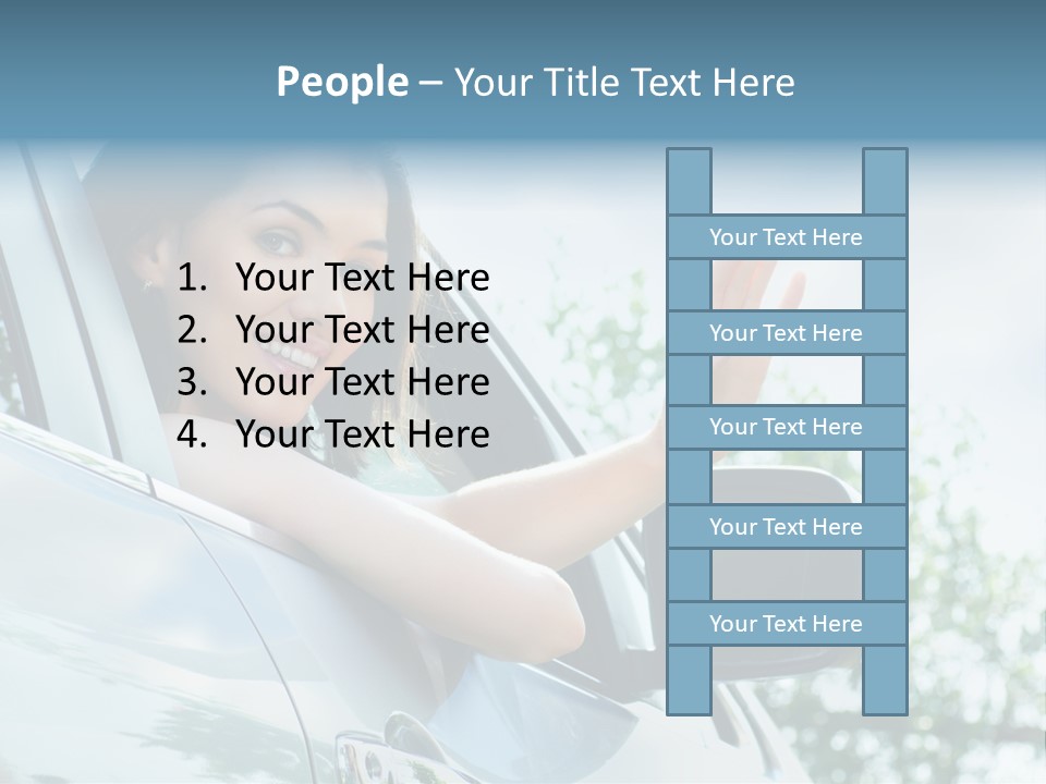 Outdoors Vehicle Transportation PowerPoint Template