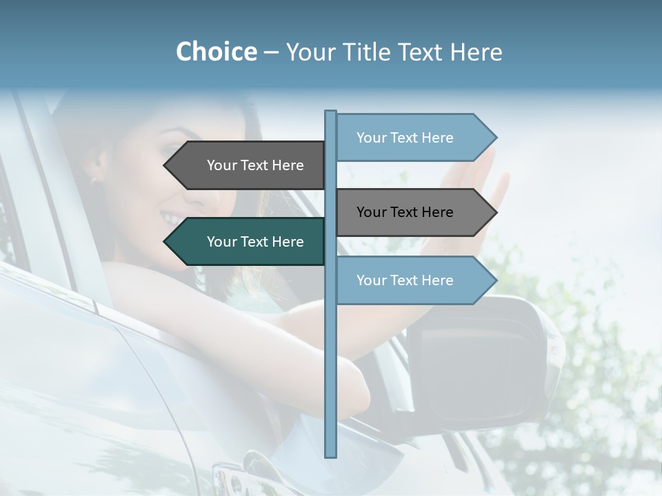 Outdoors Vehicle Transportation PowerPoint Template