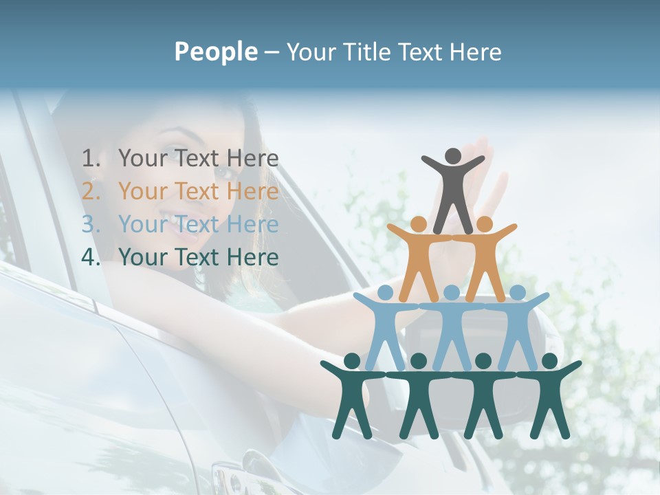 Outdoors Vehicle Transportation PowerPoint Template