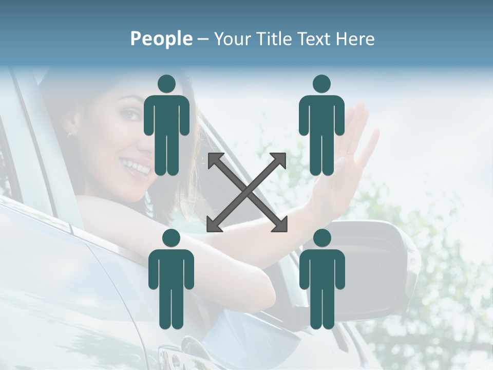 Outdoors Vehicle Transportation PowerPoint Template