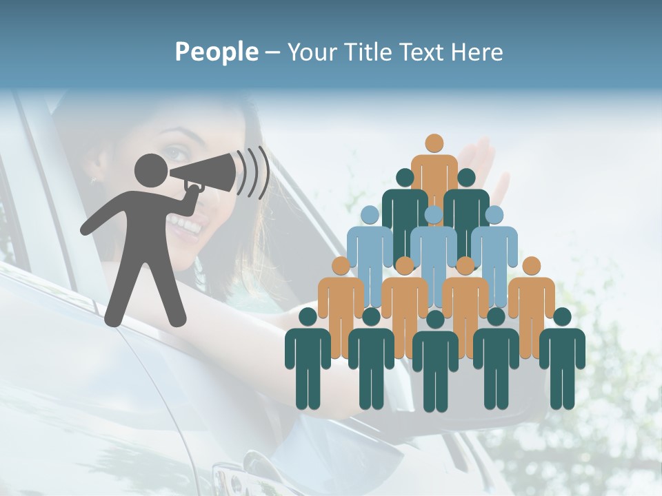 Outdoors Vehicle Transportation PowerPoint Template