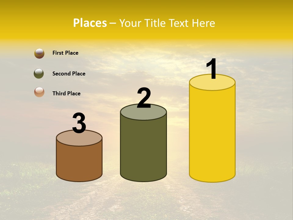 Sunlight Dry Lane PowerPoint Template