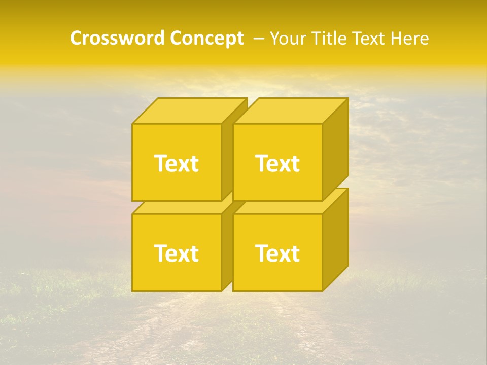 Sunlight Dry Lane PowerPoint Template