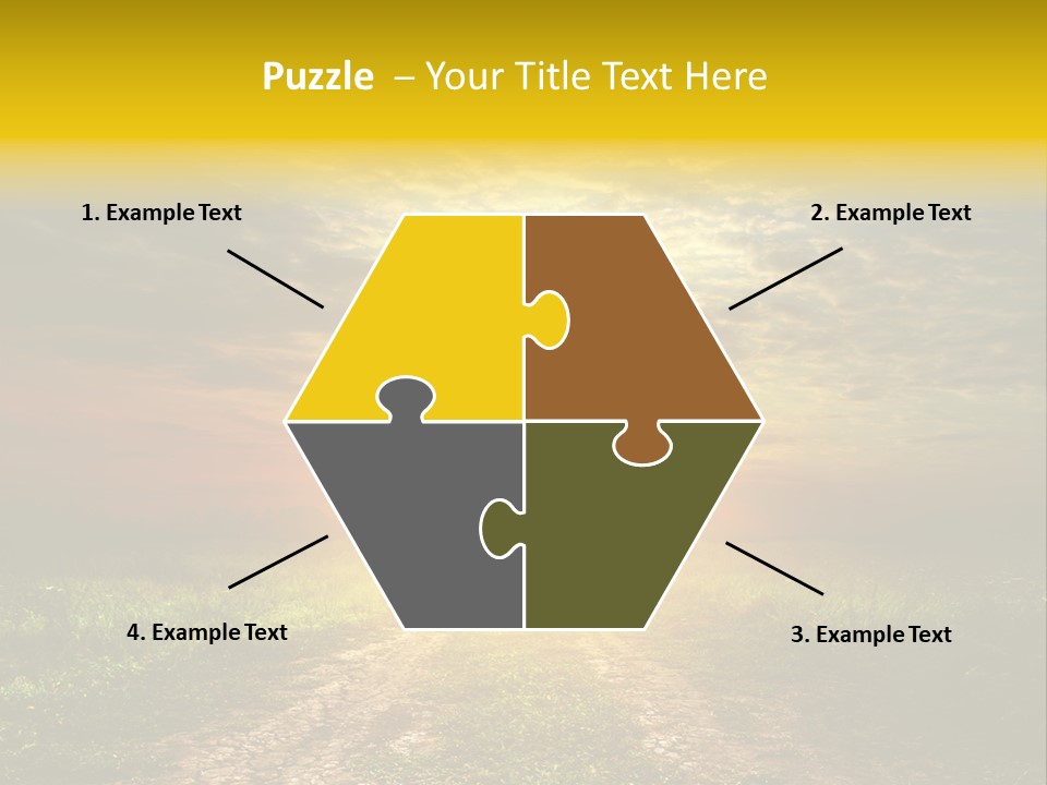 Sunlight Dry Lane PowerPoint Template