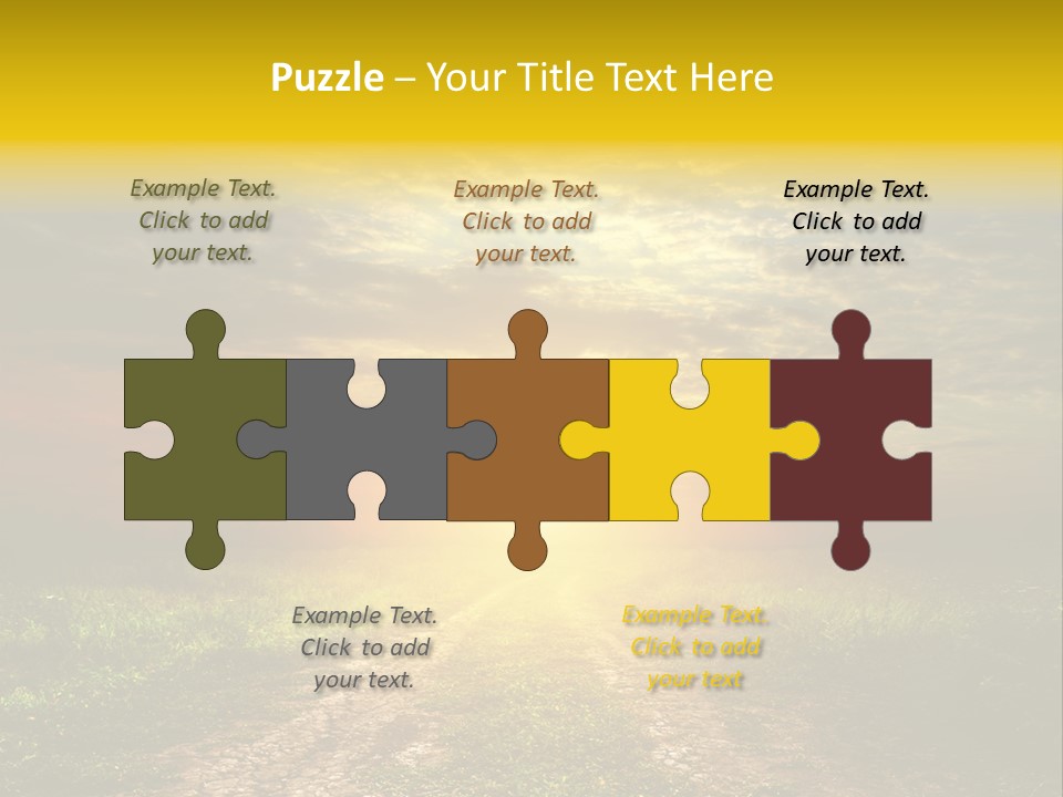 Sunlight Dry Lane PowerPoint Template