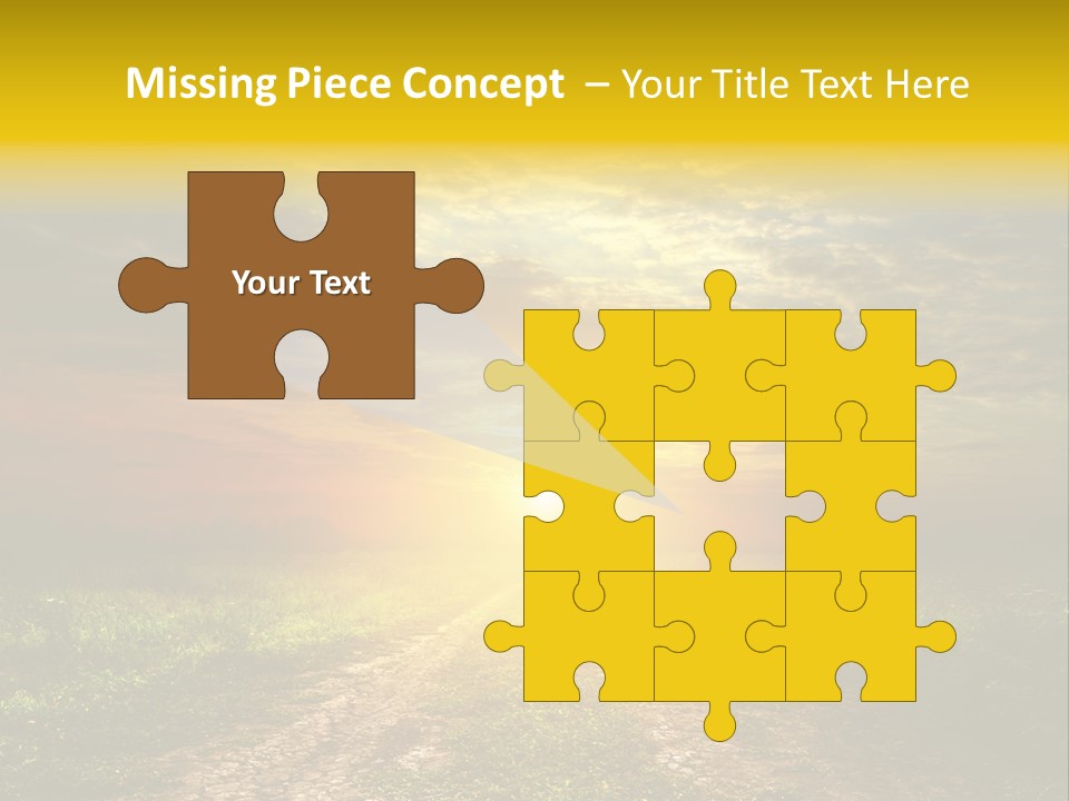 Sunlight Dry Lane PowerPoint Template