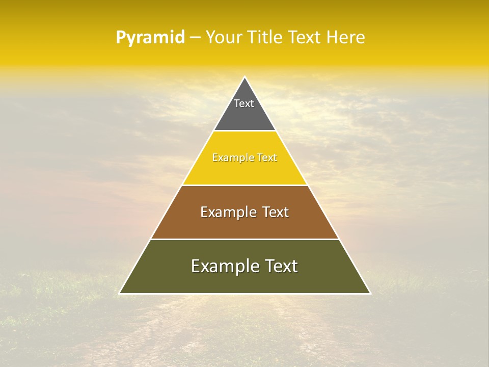 Sunlight Dry Lane PowerPoint Template