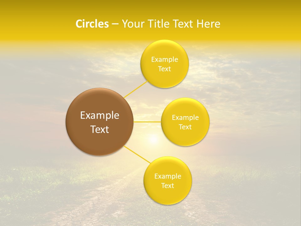 Sunlight Dry Lane PowerPoint Template