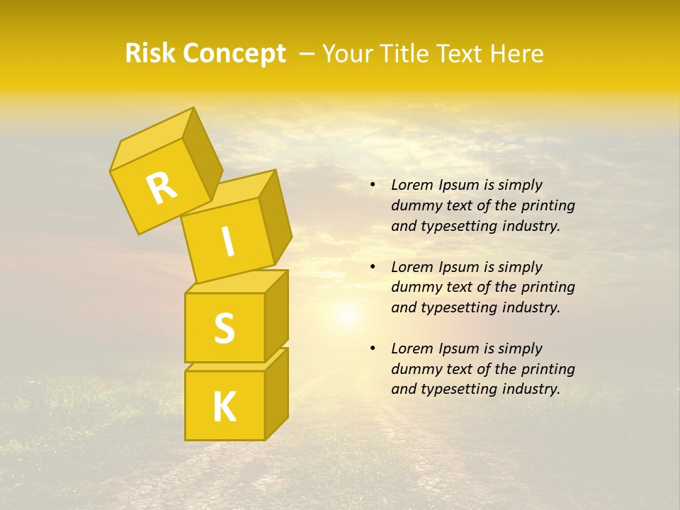 Sunlight Dry Lane PowerPoint Template