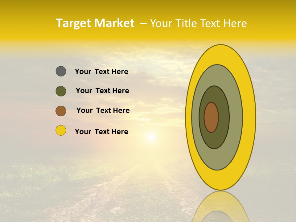 Sunlight Dry Lane PowerPoint Template