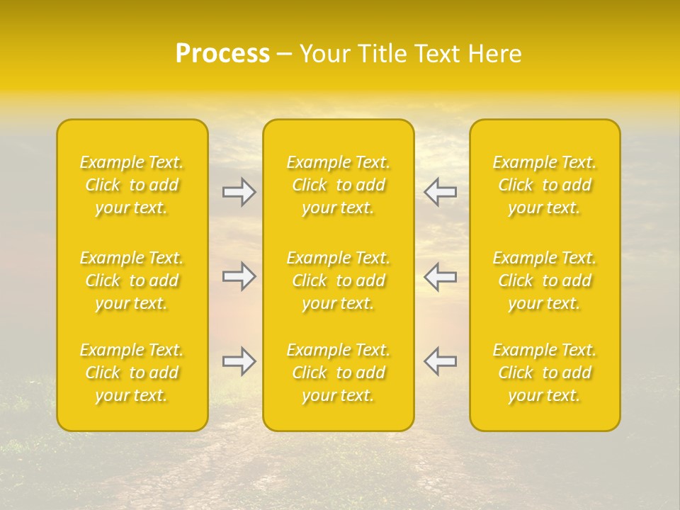 Sunlight Dry Lane PowerPoint Template