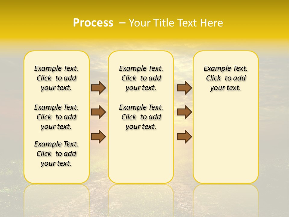 Sunlight Dry Lane PowerPoint Template