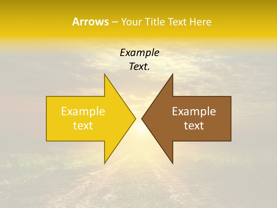 Sunlight Dry Lane PowerPoint Template