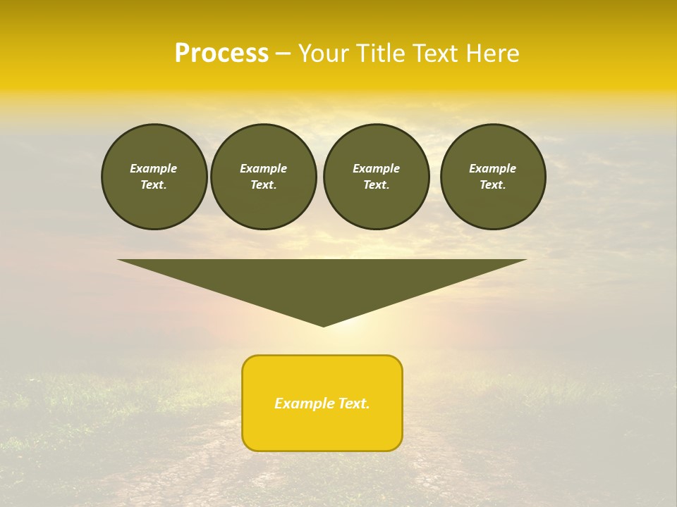 Sunlight Dry Lane PowerPoint Template
