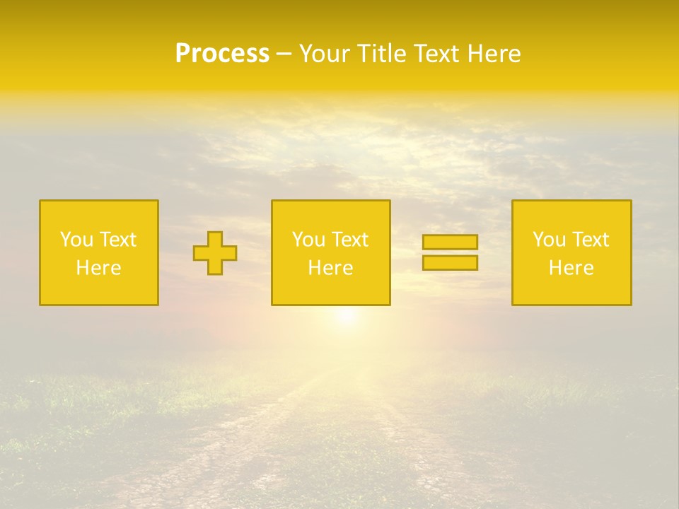Sunlight Dry Lane PowerPoint Template