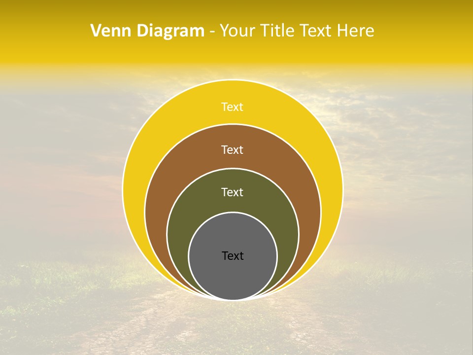 Sunlight Dry Lane PowerPoint Template