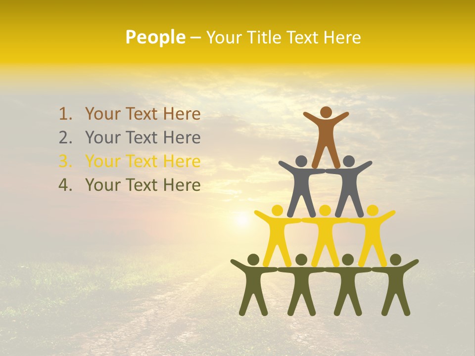 Sunlight Dry Lane PowerPoint Template