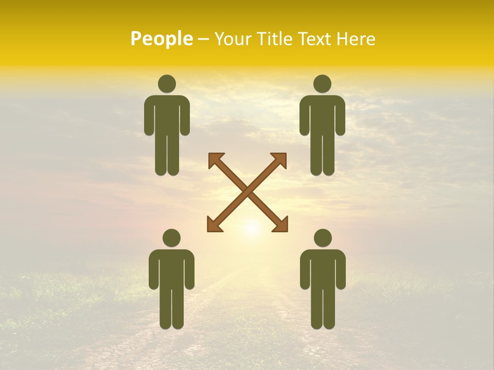 Sunlight Dry Lane PowerPoint Template