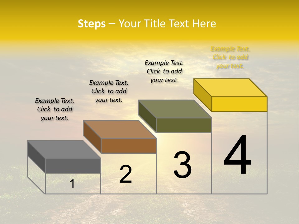 Sunlight Dry Lane PowerPoint Template