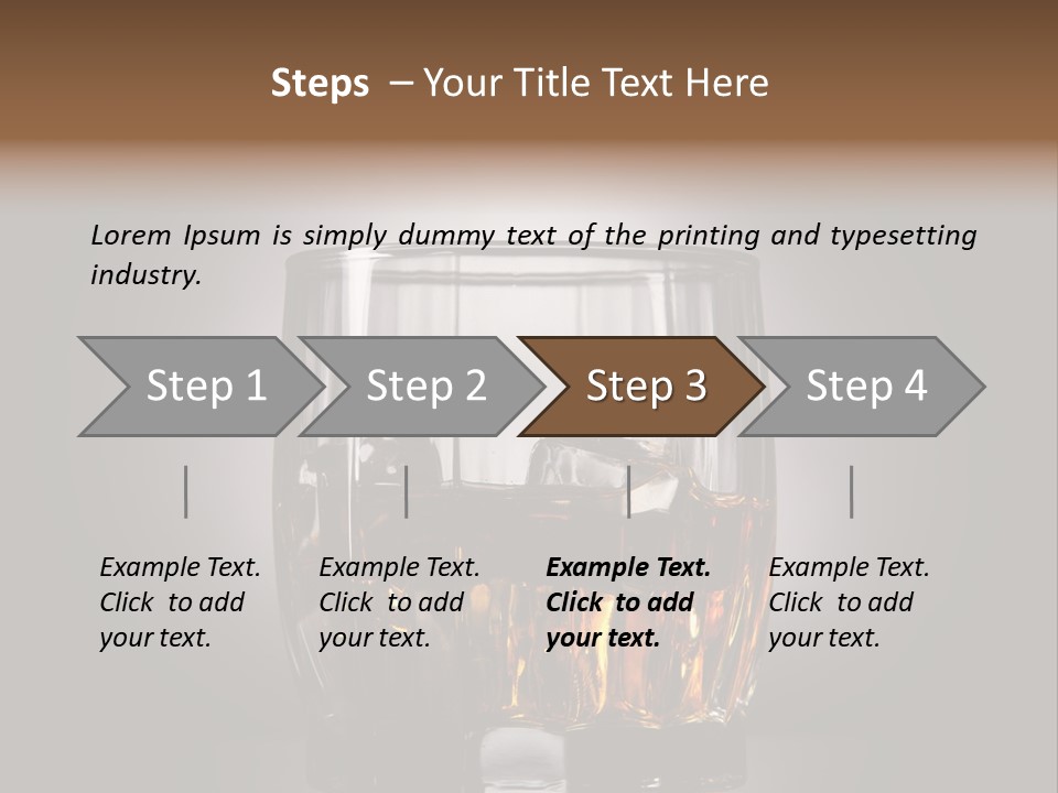 Beverage Blended Nobody PowerPoint Template