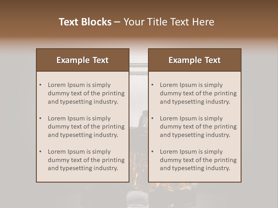 Beverage Blended Nobody PowerPoint Template
